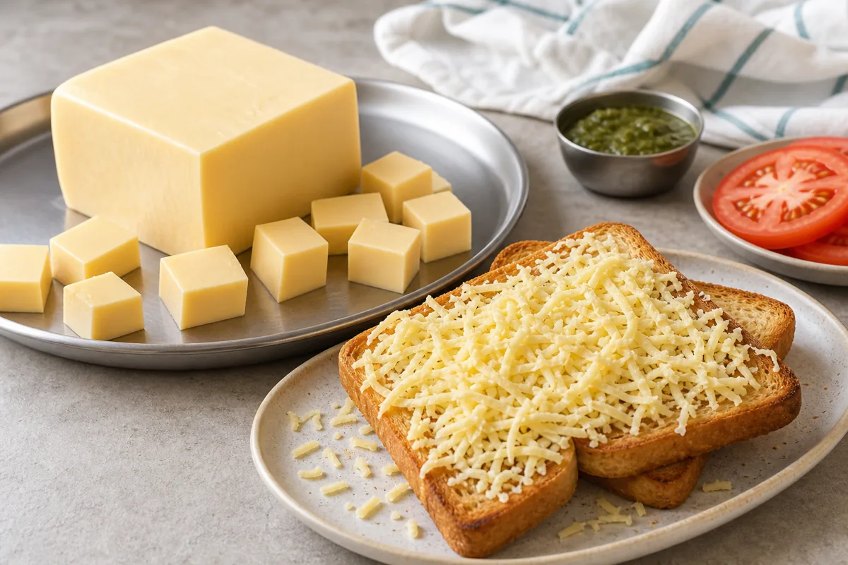 Processed cheese block cubes and grated toast snack - Amul Processed Cheese | KnowTheCheese