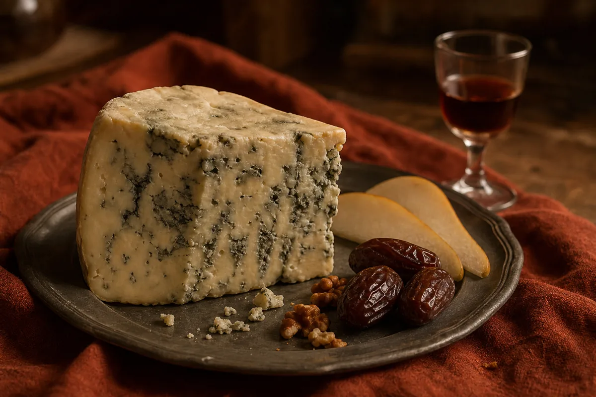 Mature ivory blue cheese with pear dates walnuts and port - Buttermilk Blue Affinee | KnowTheCheese