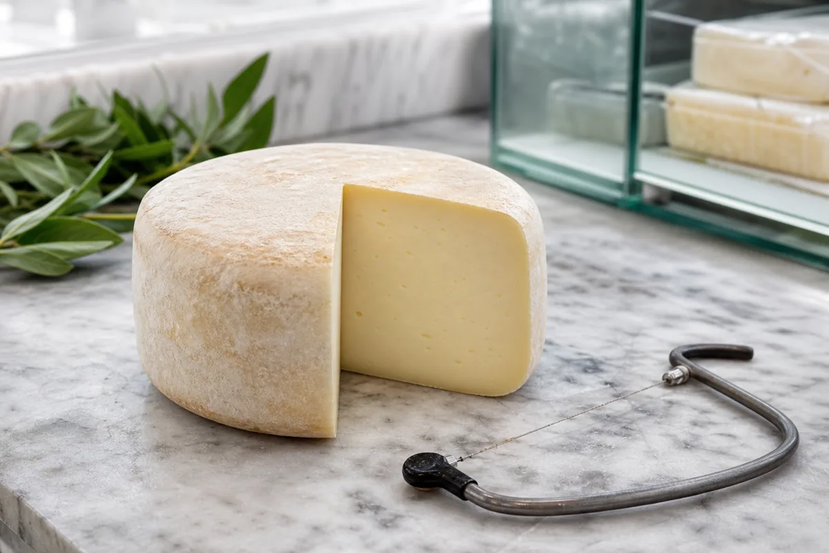 Small Cacio de Roma wheel with a supple pale sheep milk paste - Cacio de Roma