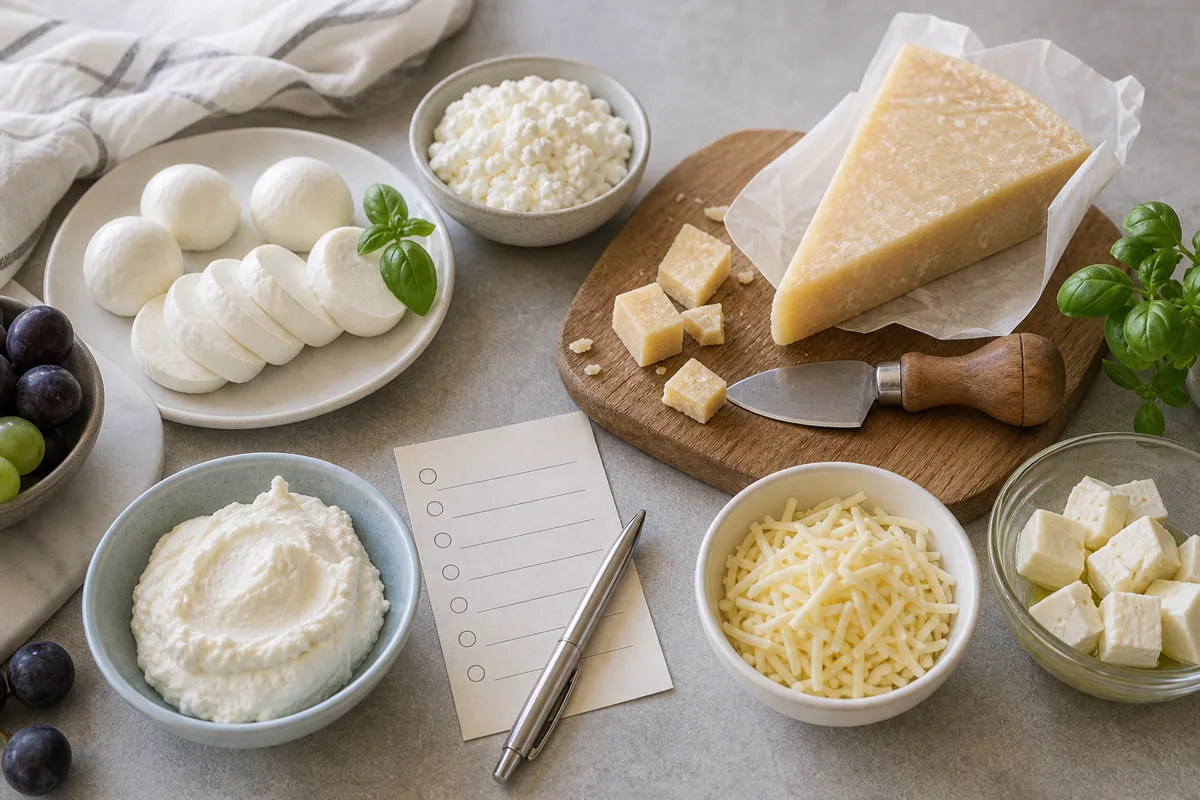 Pasteurized cheese options arranged for pregnancy safety decisions - Cheese during pregnancy | KnowTheCheese