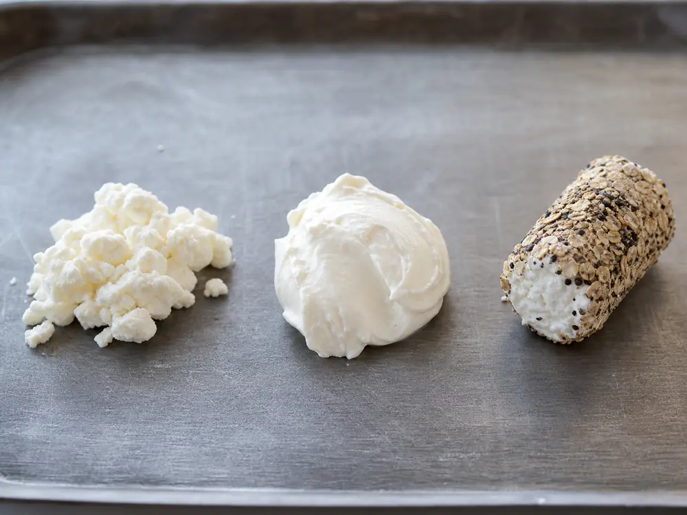Loose rich and oatmeal-coated versions of fresh Scottish curd - Crowdie cheese | KnowTheCheese
