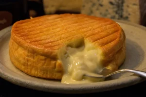 Small Epoisses with sticky orange washed rind and oozing paste - Epoisses cheese | KnowTheCheese
