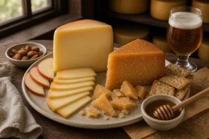 Young and aged Gouda-style wedges with caramel notes, crackers, and apple - Gouda cheese | KnowTheCheese