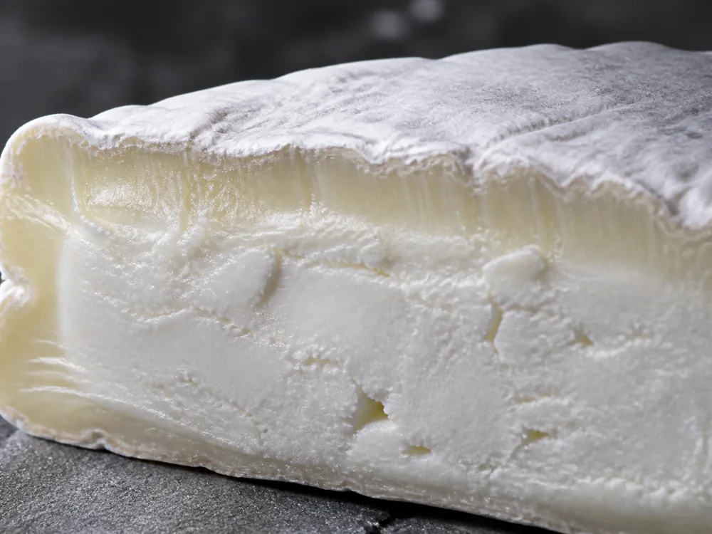 Creamy ripening band beneath Leonora's white rind - Leonora | KnowTheCheese