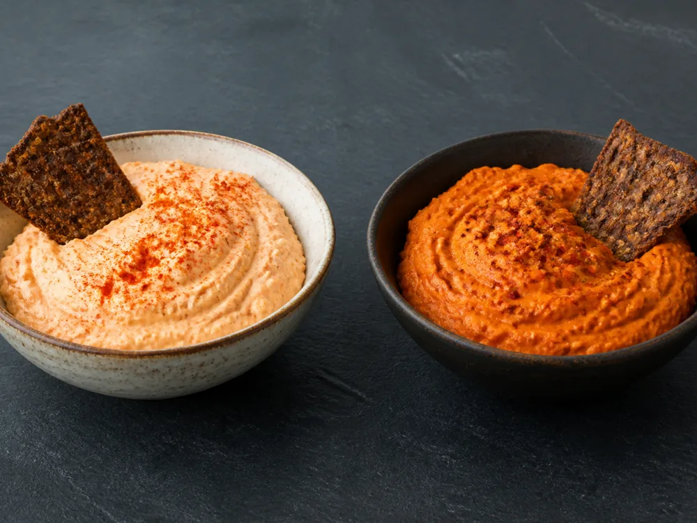 Mild and hot paprika versions of Liptauer compared - Liptauer | KnowTheCheese