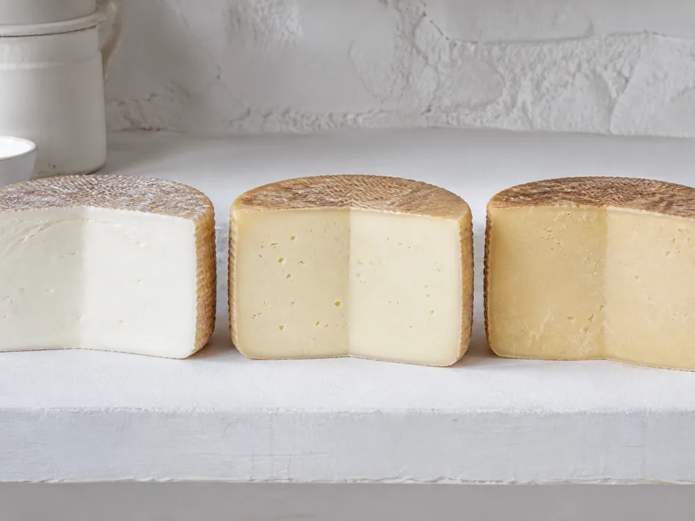 Tender semi-cured and cured Majorero cheeses compared - Majorero | KnowTheCheese