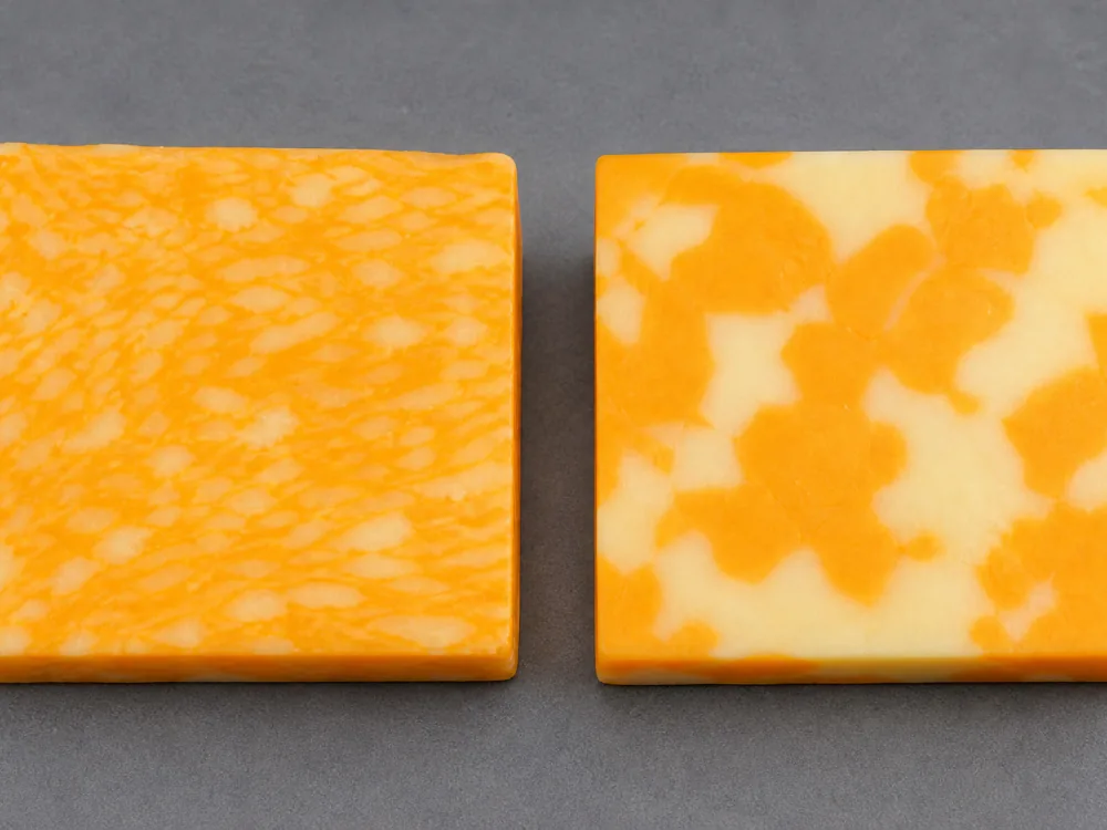 Marble Cheddar and Colby-Jack patterns compared - Marble Cheddar | KnowTheCheese