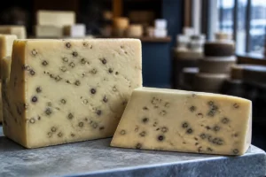 Green and black peppercorns through Marco Polo cheese - Marco Polo | KnowTheCheese
