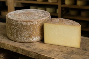 Natural-rind Marisa sheep milk wheel and firm wedge - Marisa | KnowTheCheese