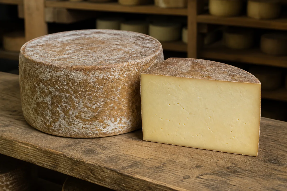 Natural-rind Marisa sheep milk wheel and firm wedge - Marisa | KnowTheCheese