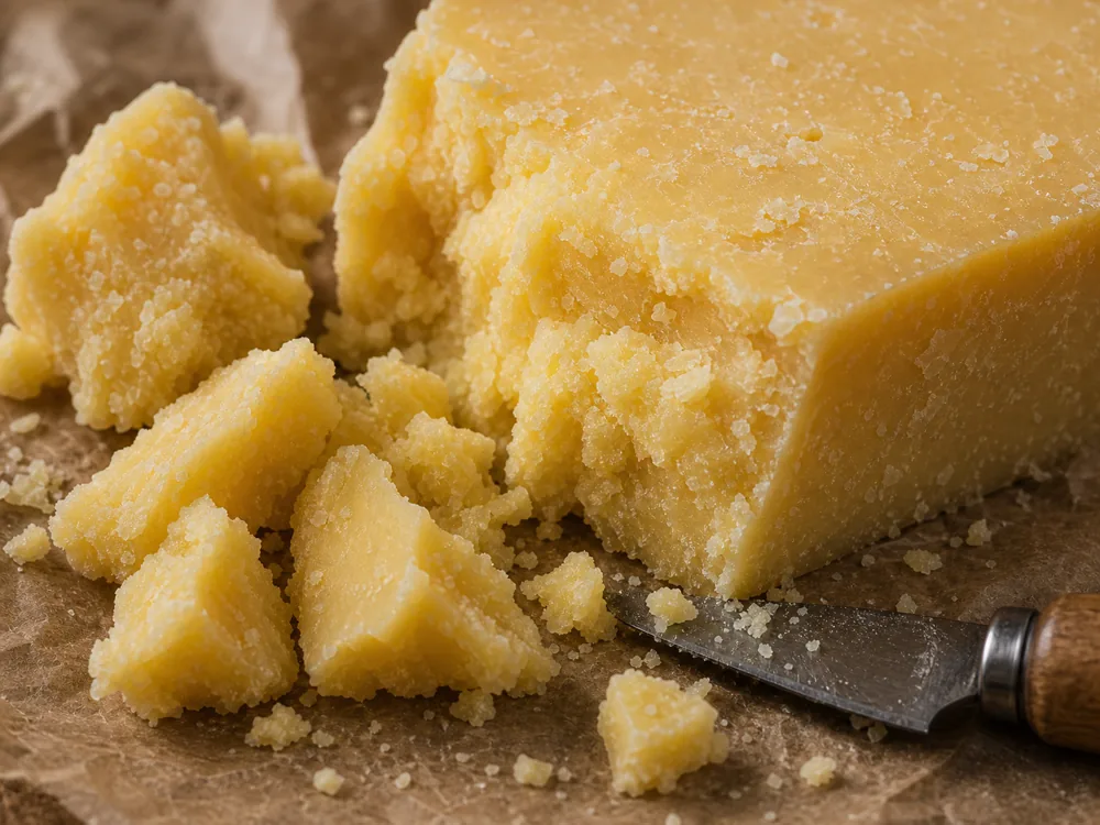 Crumbly vintage cheddar style cheese broken into rugged chunks - Mersey Valley Original Vintage | KnowTheCheese