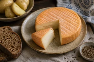 Munster-style washed-rind wedge with potatoes, rye bread, and cumin - Munster | KnowTheCheese