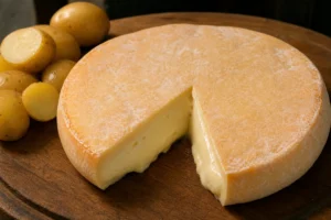 Round Reblochon with pale orange washed rind and creamy paste - Reblochon cheese | KnowTheCheese