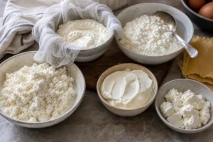 Soft curd cheeses arranged as Ricotta substitutes - Ricotta substitutes | KnowTheCheese